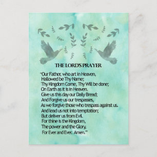 The Lord's Prayer Briefkaart