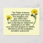 The Lords Prayer Briefkaart (Voorkant)