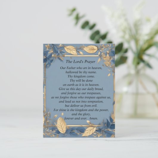 The Lord's Prayer Briefkaart (Staand voorkant)