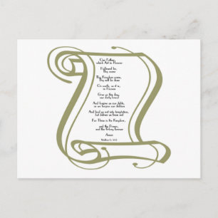 The Lords Prayer Briefkaart