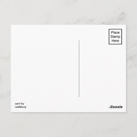 The Lord's Prayer Briefkaart (Achterkant)