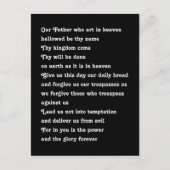 The Lord's Prayer Briefkaart (Voorkant)