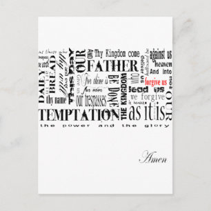 The Lords Prayer Briefkaart
