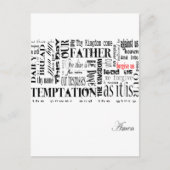 The Lords Prayer Briefkaart (Voorkant)