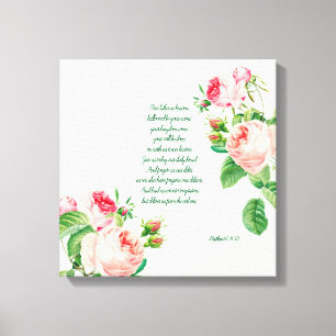 The Lords Prayer Canvas Afdruk