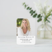 The Lord's Prayer Christian Funeral Prayer Card Visitekaartje (Staand voorkant)