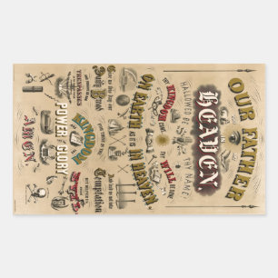 The Lord's Prayer  Custom Sticker