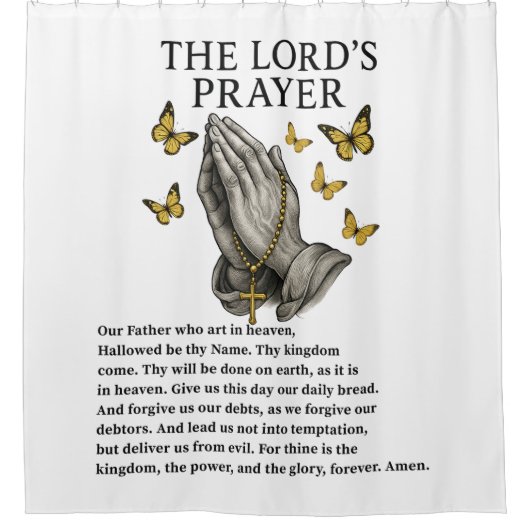 The Lord's Prayer Douchegordijn (Voorkant)