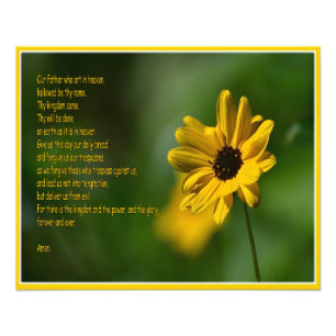 The Lord's Prayer Foto Afdruk