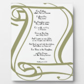 The Lords Prayer Fotoplaat (Voorkant)