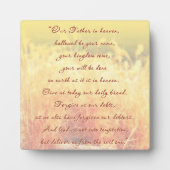 The Lord's Prayer Fotoplaat (Voorkant)