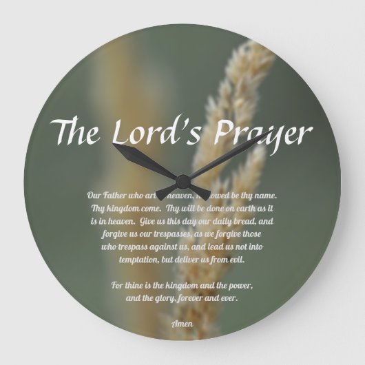The Lord's Prayer Grote Klok (Voorkant)