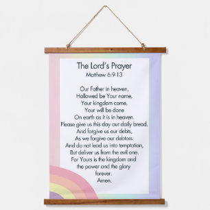 The Lord's Prayer Hangend Wandkleed