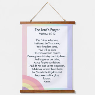 The Lord's Prayer Hangend Wandkleed