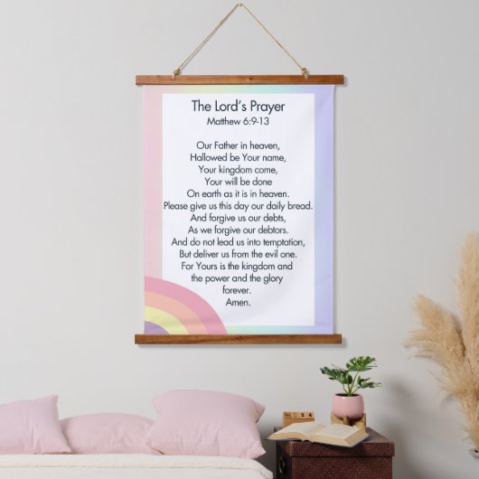The Lord's Prayer Hangend Wandkleed (Slaapkamer)