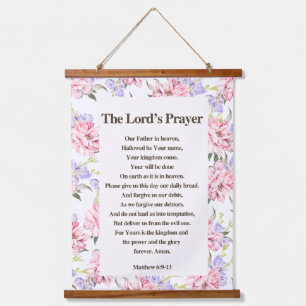 The Lord's Prayer Hangend Wandkleed