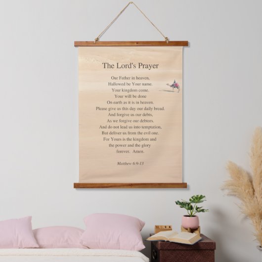 The Lord's Prayer Hangend Wandkleed (Slaapkamer)