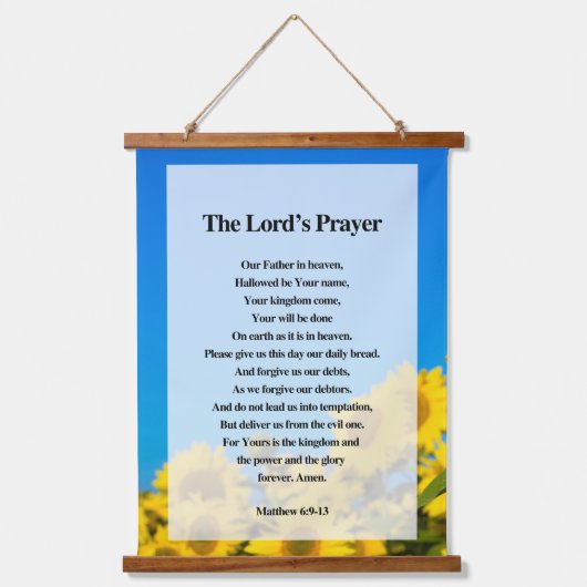 The Lord's Prayer Hangend Wandkleed (Voorkant)