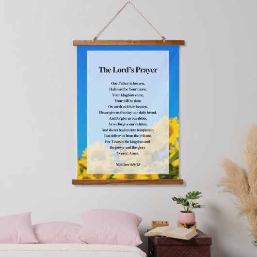 The Lord's Prayer Hangend Wandkleed (Slaapkamer)