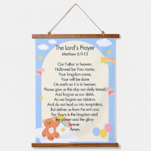 The Lord's Prayer Hangend Wandkleed