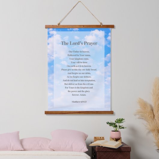 The Lord's Prayer Hangend Wandkleed (Slaapkamer)