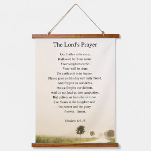 The Lord's Prayer Hangend Wandkleed