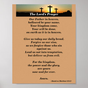 The Lord's Prayer - hedendaagse versie Poster