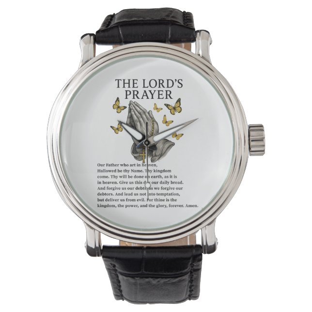 The Lord's Prayer Horloge (Voorkant)
