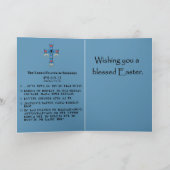 The Lord's Prayer in Cherokee Easter Card Feestdagen Kaart (Binnen)