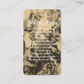 The Lords Prayer Informatiekaartje (Voorkant)