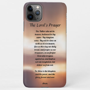 The Lord's Prayer iPhone Case 11Pro Max Hoesje