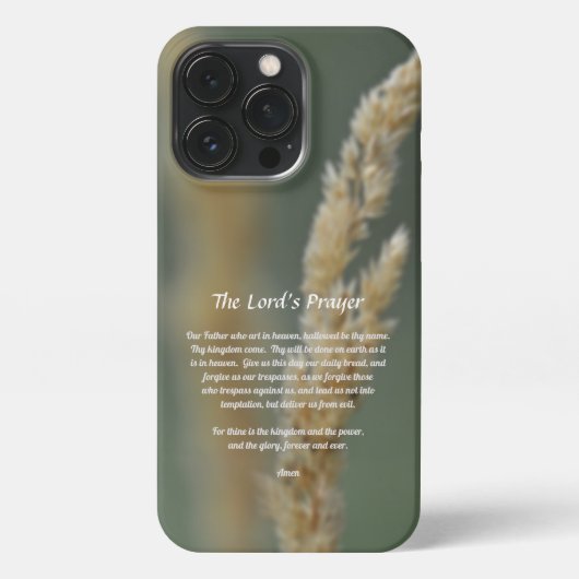 The Lord's Prayer iPhone Hoesje (Achterkant)