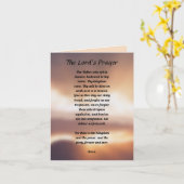 The Lord's Prayer Kaart (Gele Bloem)