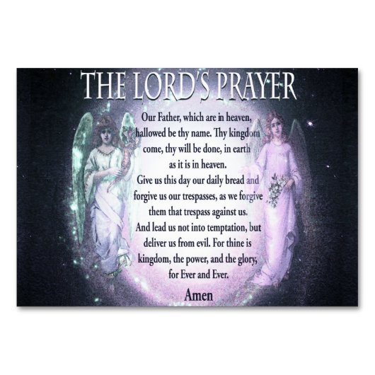 The Lord's Prayer Kaart (Voorkant)