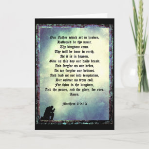 The Lord's Prayer Kaart