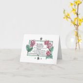 The Lord's Prayer Kaart (Gele Bloem)