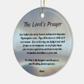 The Lord's Prayer Keramisch Ornament (Links)