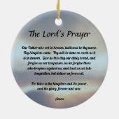 The Lord's Prayer Keramisch Ornament (Achterkant)