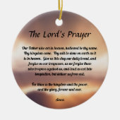 The Lord's Prayer Keramisch Ornament (Voorkant)
