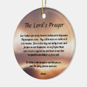 The Lord's Prayer Keramisch Ornament (Links)