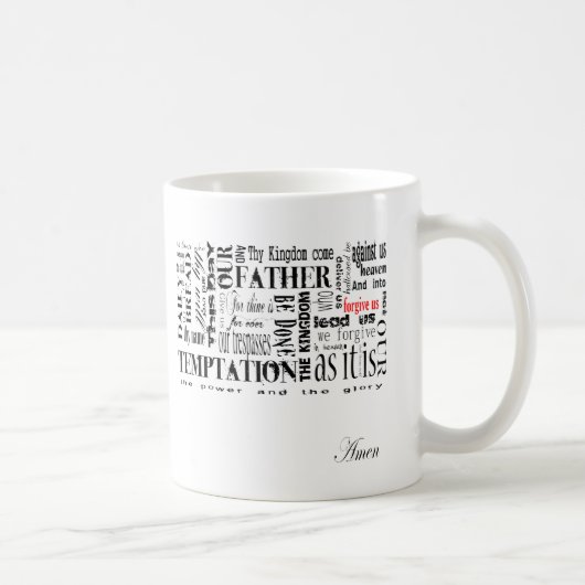 The Lords Prayer Koffiemok (Rechts)