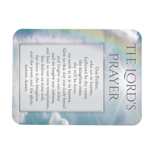 The Lord's Prayer Magneet (Horizontaal)