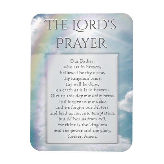 The Lord's Prayer Magneet (Verticaal)