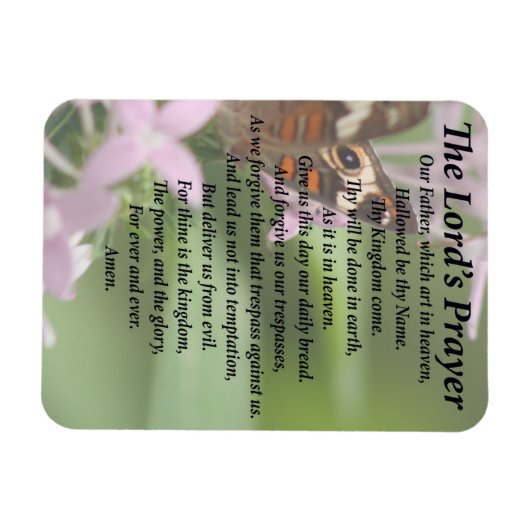 The Lord's Prayer Magneet (Horizontaal)
