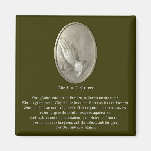 The Lord's Prayer Magneet (Voorkant)