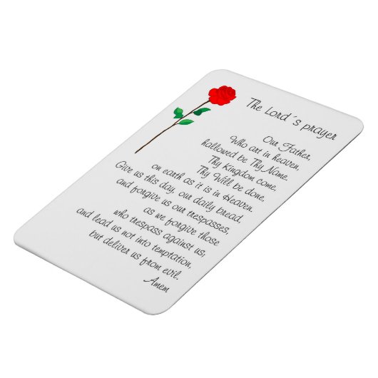 The Lords Prayer Magneet (Linkerzijde)