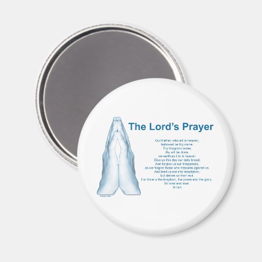 The Lords Prayer Magneet (Voorkant / Achterkant)