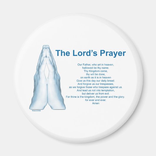 The Lords Prayer Magneet (Voorkant)