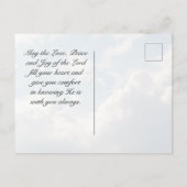 The Lord's Prayer, Matthew 6:9-13 Bijbelverse Briefkaart (Achterkant)