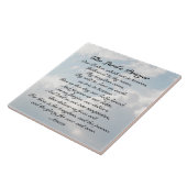 The Lord's Prayer, Matthew 6:9-13 Bijbelverse Tegeltje (Zijkant)